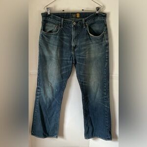 J. Crew bootcut 35x30 medium wash blue jeans cotton mid rise style #29071